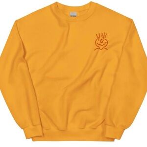 Unisex Orange Sweater Crewneck